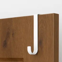 Obešalnik za vrata in radiator MARKER / Bela matirana