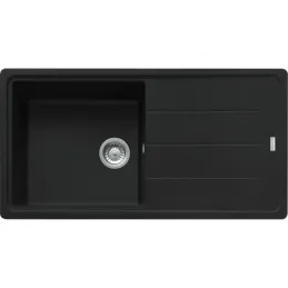 Komplet G138 Franke BFG 611 iz granita + armatura FC 9547/ prha / mat črna