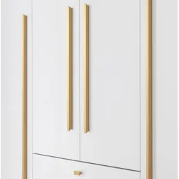 Garderobni ročaj ELDORA 1090 mm / brušeno zlato