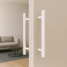 Dvostranski ročaj za vrata HOME / Bela