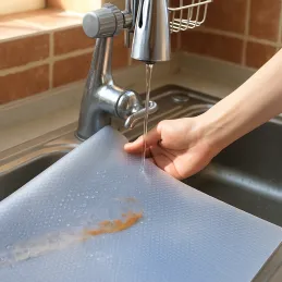 Nedrseča podloga za predal HOME 3 m / prozorna