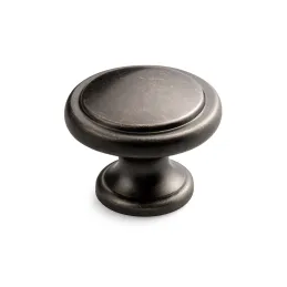 Gumbast ročaj SIMON / Črna patina