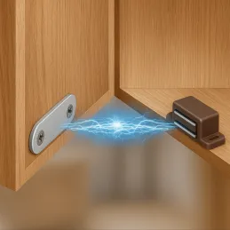 Pohištveni magnet PRACTIC / Rjav