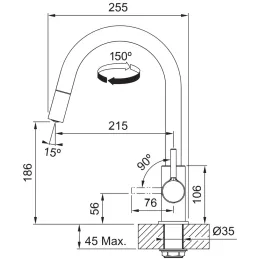 Komplet G258: pomivalno korito Franke MRG 611+ iz granita in armatura FS 3229 / Onyx