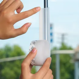 Komplet 2 prozornih silikonskih tesnil za pod vrata, 1800 mm