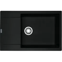Komplet G277: granitno korito Franke MRG 611-78 BB + pipa FC 6018 LINA / Onyx