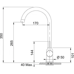 Komplet T94 Tectonitno pomivalno korito Franke OID 611-62 + armatura FP 9000 / Siva