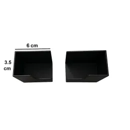 Par plastičnih držal za tehtnico ali desko za rezanje / Črna