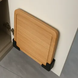 Par plastičnih držal za tehtnico ali desko za rezanje / Črna