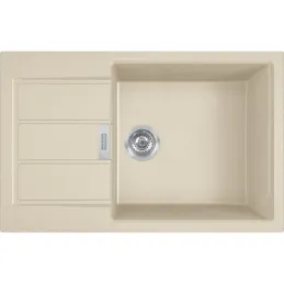 Komplet T106 Tectonitno pomivalno korito Franke S2D 611-78 XL + armatura FP 9000 / Bež barva