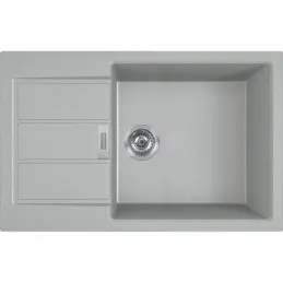 Komplet T116 tektonitno pomivalno korito Franke S2D 611-78 XL + armatura FS 3230 / Siva