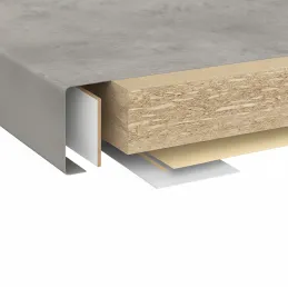 Delovna plošča EGGER Chicago beton svetlo siva / F186 ST9