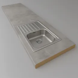 Delovna plošča EGGER Chicago beton svetlo siva / F186 ST9
