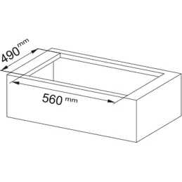 Napa z indukcijsko kuhalno ploščo FSM 7081R HI / Črna