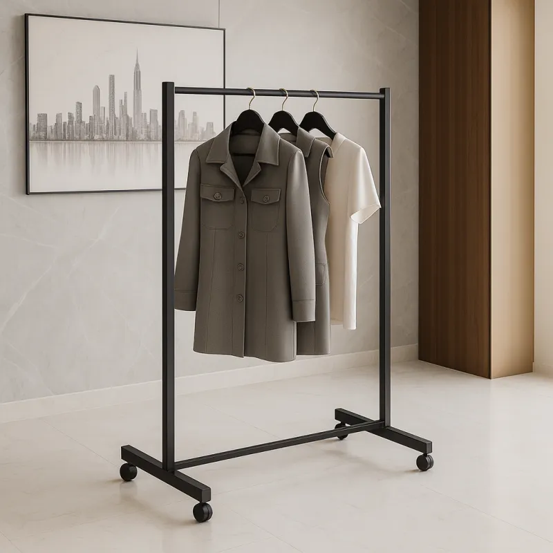 Garderobno stojalo STAND / Mat črna