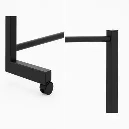 Garderobno stojalo STAND / Mat črna