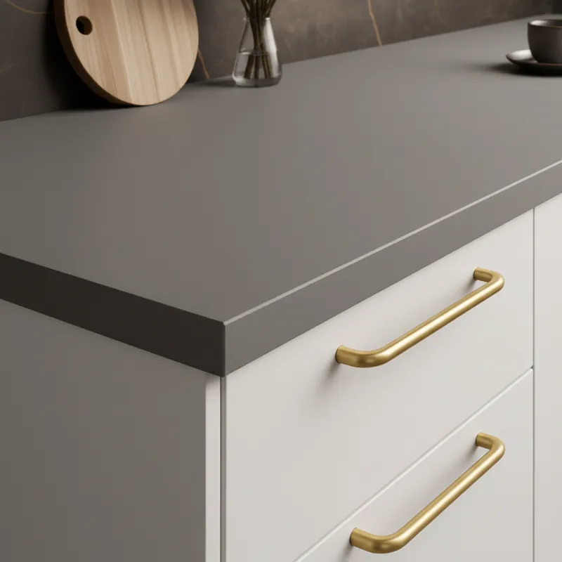 Delovna plošča EGGER Aluminij fino krtačen / F502 ST2