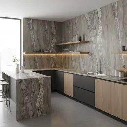 Delovna plošča EGGER Granit Magma siva / F011 ST9