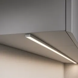 Aluminijasti profil MAXX za LED-osvetlitev z mlečnim pokrovom / Aluminij