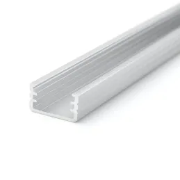 Aluminijasti profil MAXX za LED-osvetlitev z mlečnim pokrovom / Aluminij
