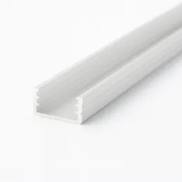 Aluminijasti profil MAXX za LED-osvetlitev s prozornim pokrovom / Mat bela