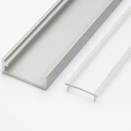 Aluminijasti profil ANIMA LL-01 za LED-osvetlitev s pokrovčkom