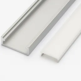 Aluminijasti profil ANIMA LL-01 za LED-osvetlitev s pokrovčkom