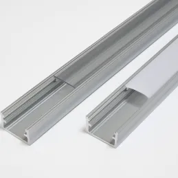 Aluminijasti profil ANIMA LL-01 za LED-osvetlitev s pokrovčkom