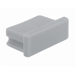 Končni pokrovček za LED-profil ANIMA LL-01/02 – brez odprtine