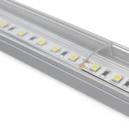 Pokrovna letev za LED-profil ANIMA / prozorna