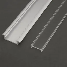 Aluminijasti profil ANIMA LL-03 za LED-razsvetljavo s pokrovom / aluminij