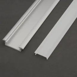 Aluminijasti profil ANIMA LL-03 za LED-razsvetljavo s pokrovom / aluminij