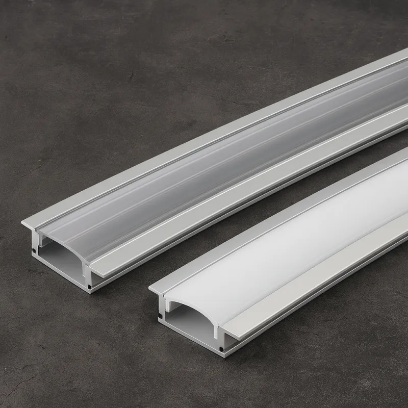 Aluminijasti profil ANIMA LL-03 za LED-razsvetljavo s pokrovom / aluminij