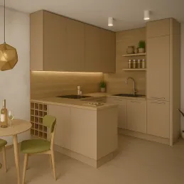 Pohištvena vratca SENOSAN super mat / Cappuccino 7498 SCR