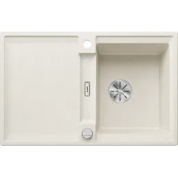 Pomivalno korito iz keramike Blanco ADIRA 45 S z ekscentrom / Soft bela
