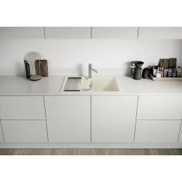 Pomivalno korito iz keramike Blanco ADIRA 45 S z ekscentrom / Tartufo