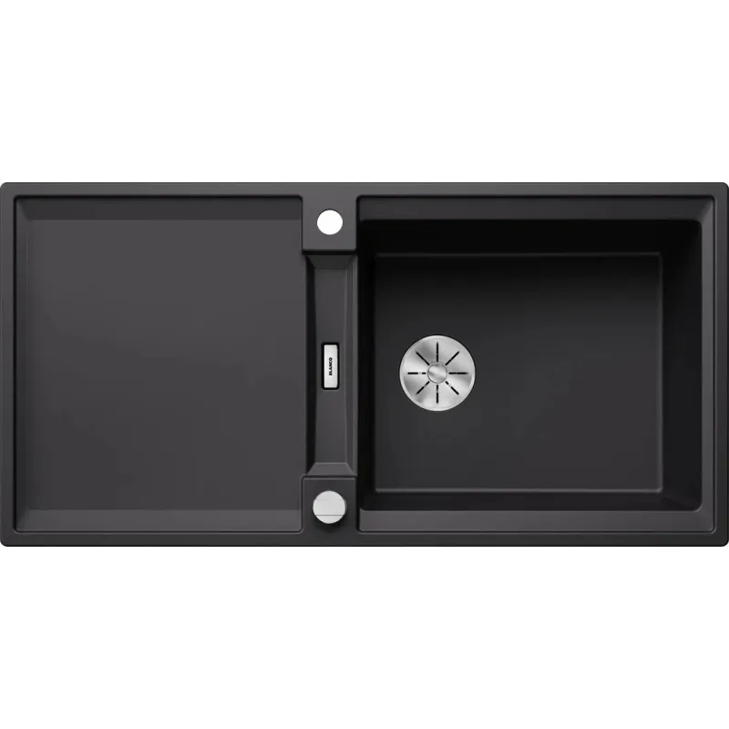 Granitno pomivalno korito Blanco ADIRA XL 6 S z ekscentrom / črno