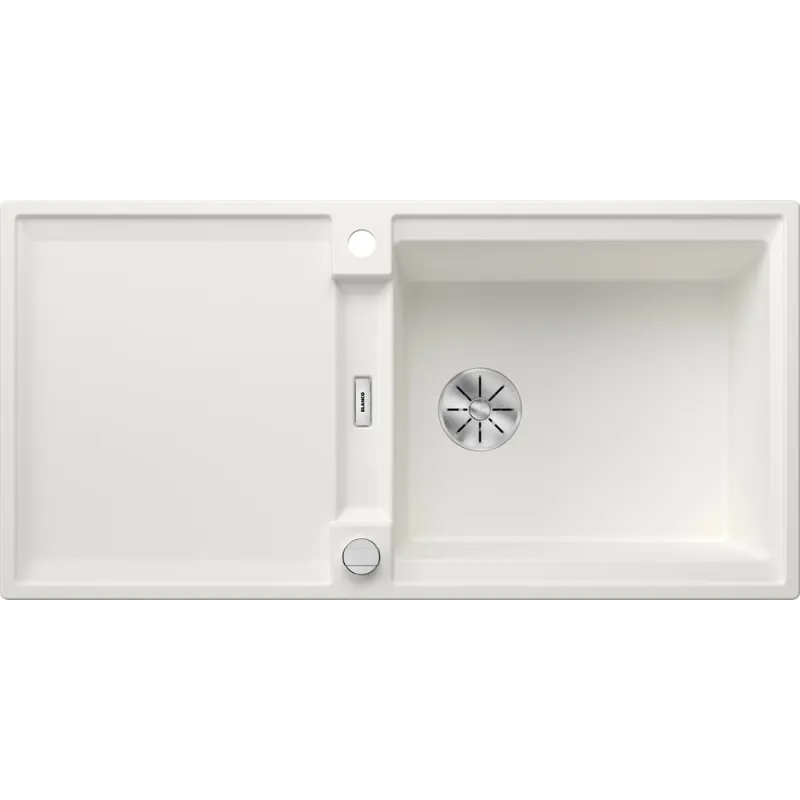 Pomivalno korito iz kamnine Blanco ADIRA XL 6 S z ekscentrom / Bela