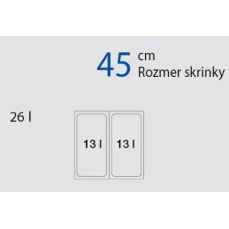 Izvlečni koš za odpadke BLANCO BOTTON Pro 45/2 Manual