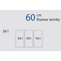 Izvlečni koš za odpadke BLANCO BOTTON Pro 60/3 Manual