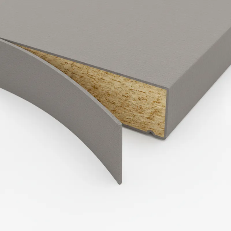 ABS obroba za delovno ploščo Aluminij fino krtačen F502