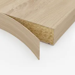 ABS rob za delovno ploščo Dub Bardolino naravni H1145