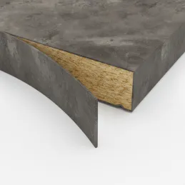 ABS rob za delovno ploščo EGGER Metal Rock antracit / F121