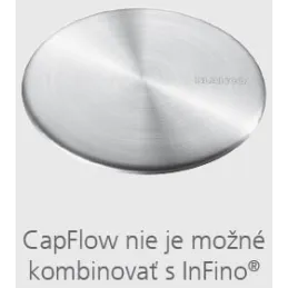 Nerjaveči pokrovček cedila – Capflow za keramična pomivalna korita