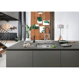 Blanco CATRIS S FLEXO baterija / krom / prha s preklopnikom