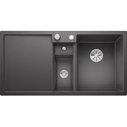 Granitno pomivalno korito Blanco COLLECTIS 6 S z ekscentrom / Siva skala