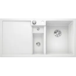 Pomivalno korito iz keramike Blanco COLLECTIS 6 S z ekscentrom / Bela