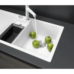 Granitno korito Blanco COLLECTIS 6 S z ekscentrom / Kava