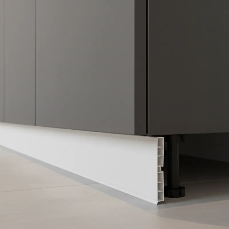 Plastični kuhinjski podnožni element PAX / mat bela RAL 9010