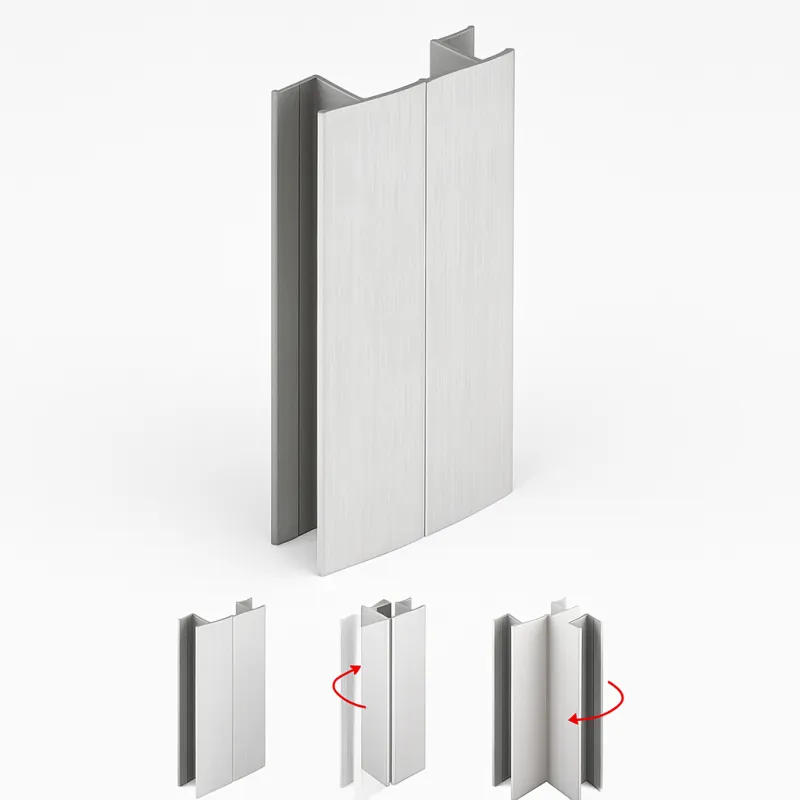 Flexi spojka za podnožje PAX – 90° do 270° / brušen aluminij
